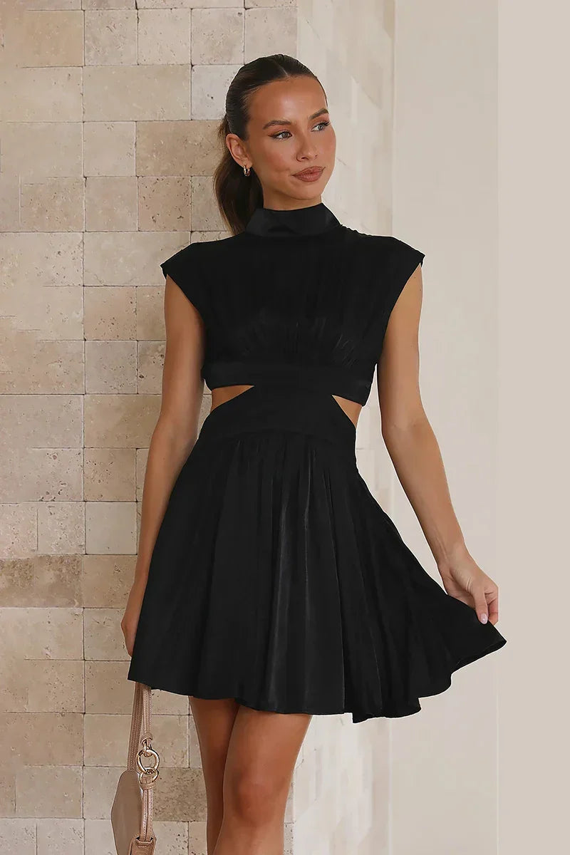 Beatrice Mini Elbise Siyah
