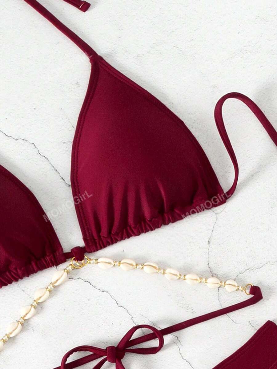 Zincir Detaylı Bikini Takımı