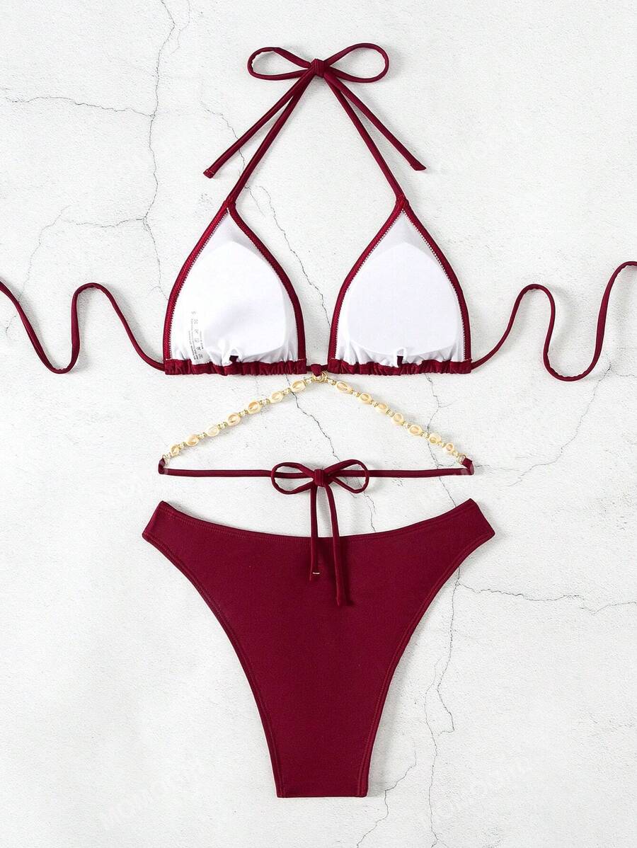 Zincir Detaylı Bikini Takımı