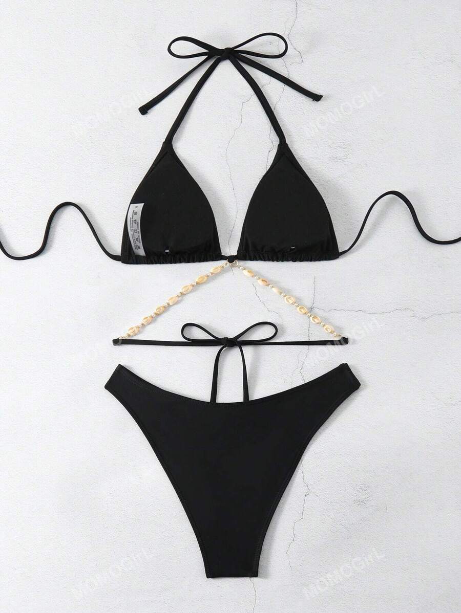 Zincir Detaylı Bikini Takımı