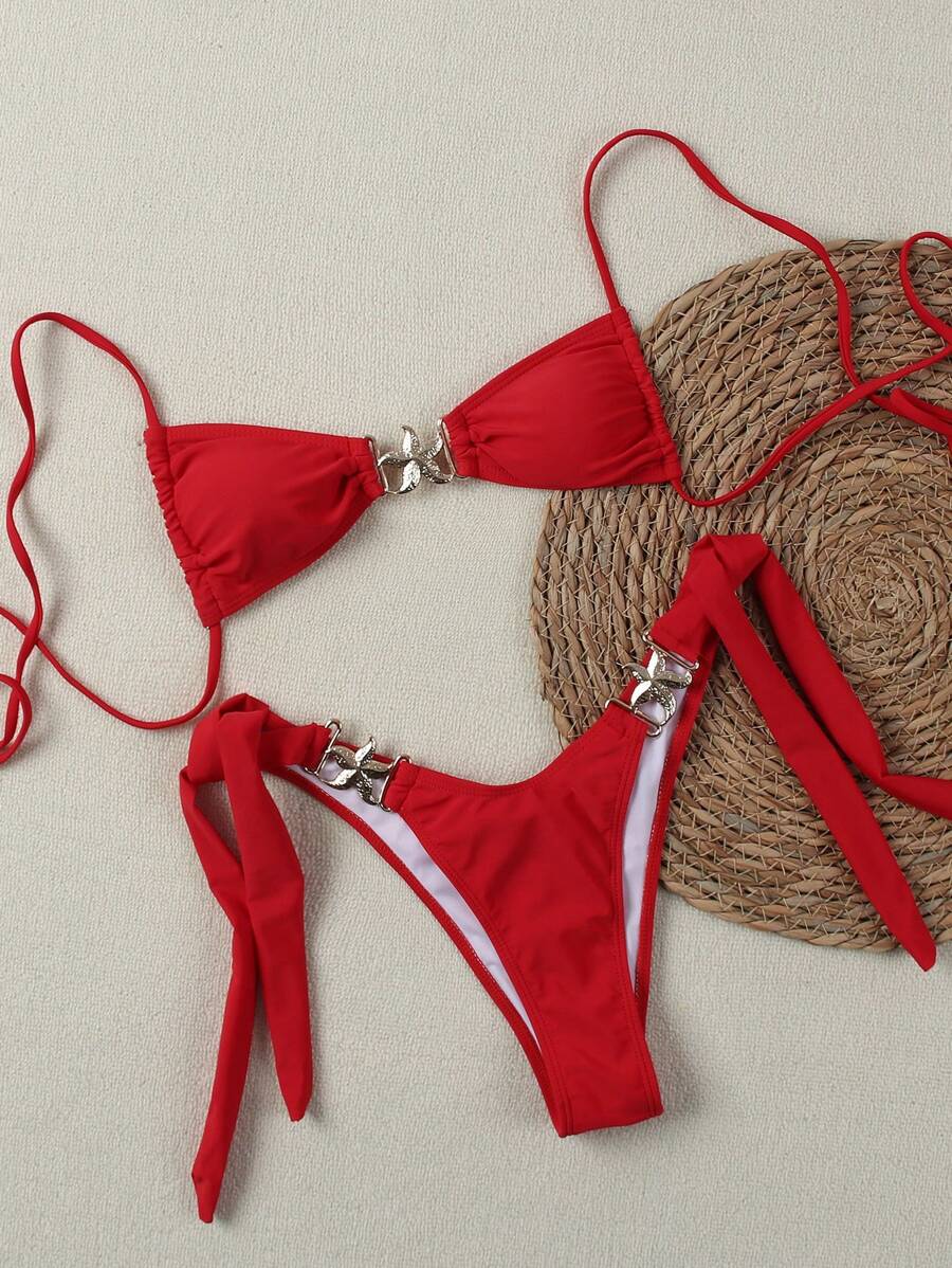Seksi Bandeau Bikini Takımı