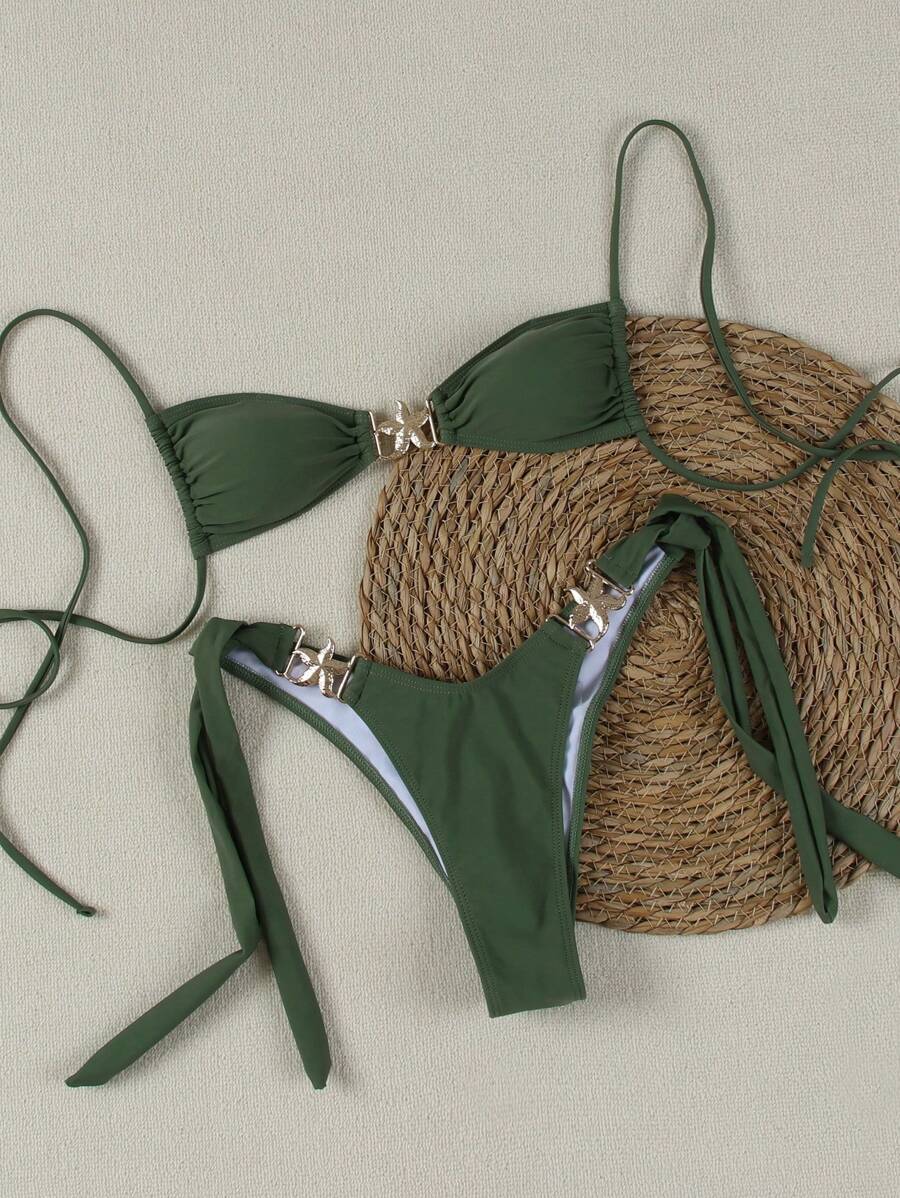 Seksi Bandeau Bikini Takımı