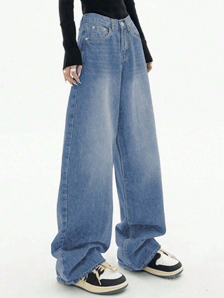 Koyu Renk Cepli Kot Pantolon