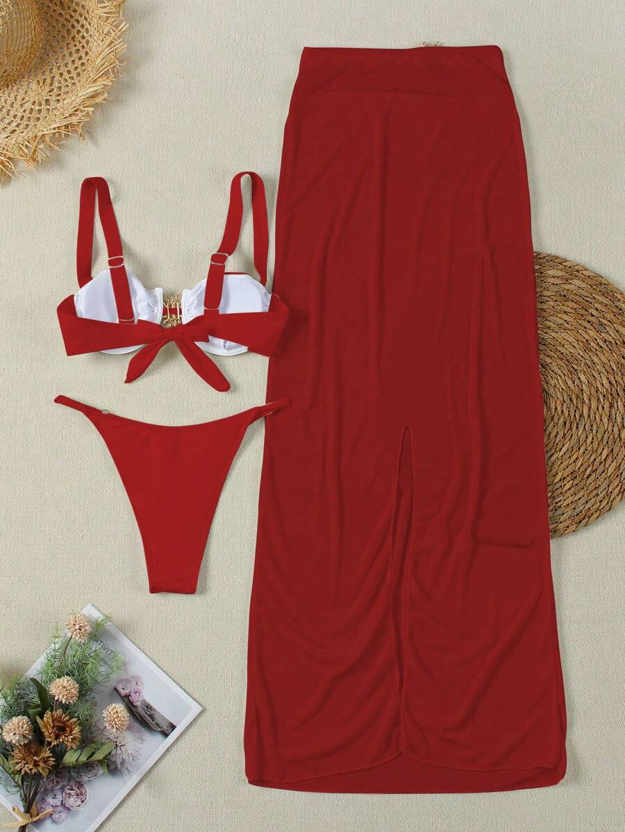 3 Parça Seksi Bikini Takımı