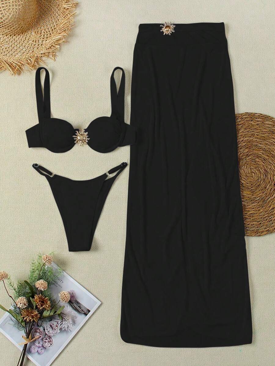3 Parça Seksi Bikini Takımı