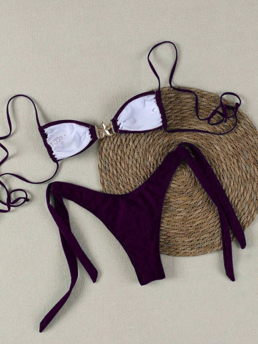Seksi Bandeau Bikini Takımı
