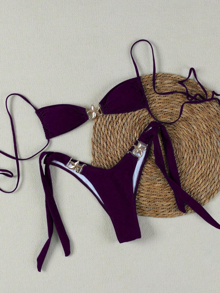 Seksi Bandeau Bikini Takımı