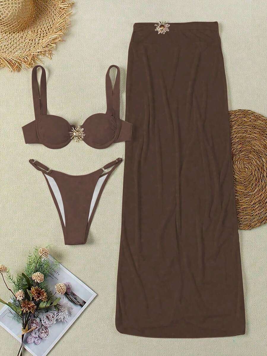 3 Parça Seksi Bikini Takımı