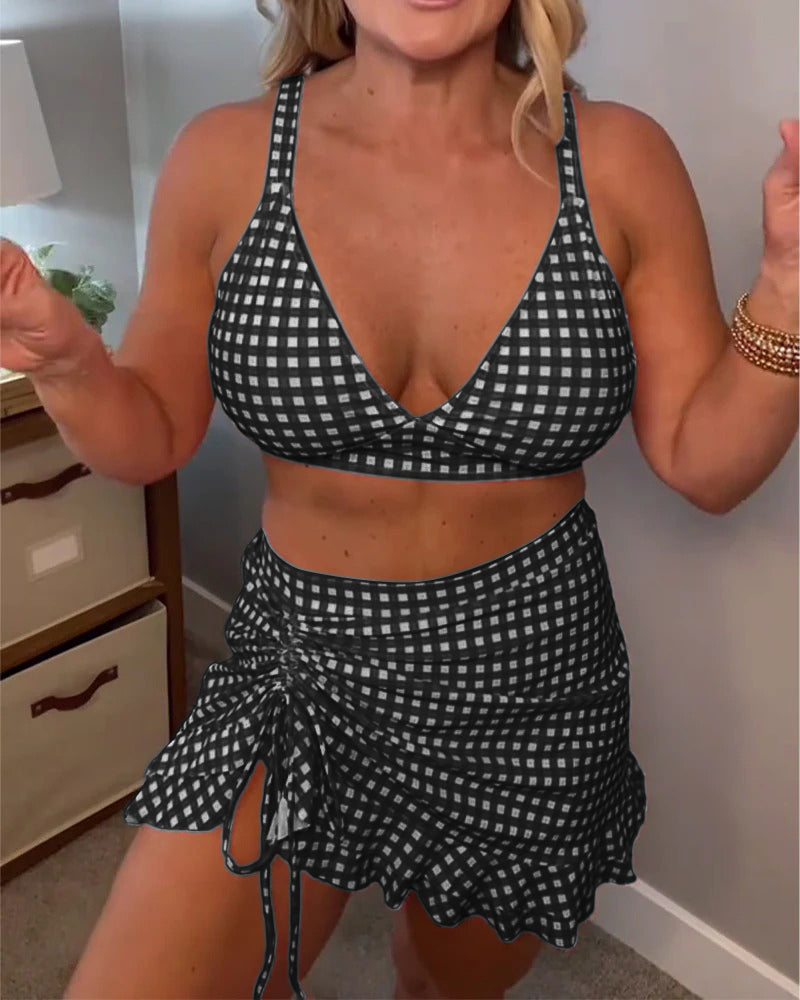 Estelle Ekose Askılı Bikini Takımı