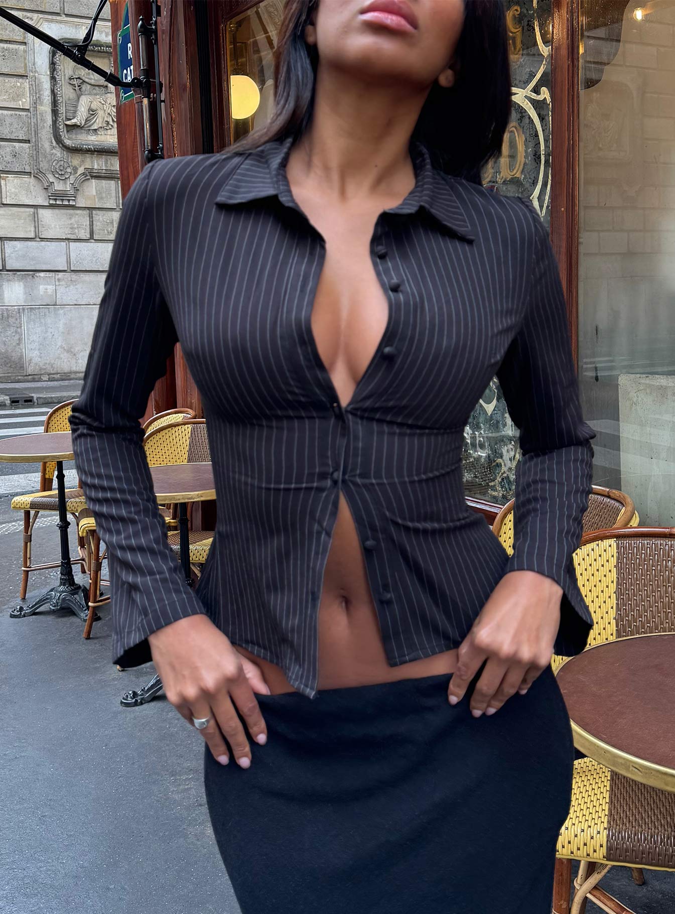 Anni Çizgili Gömlek