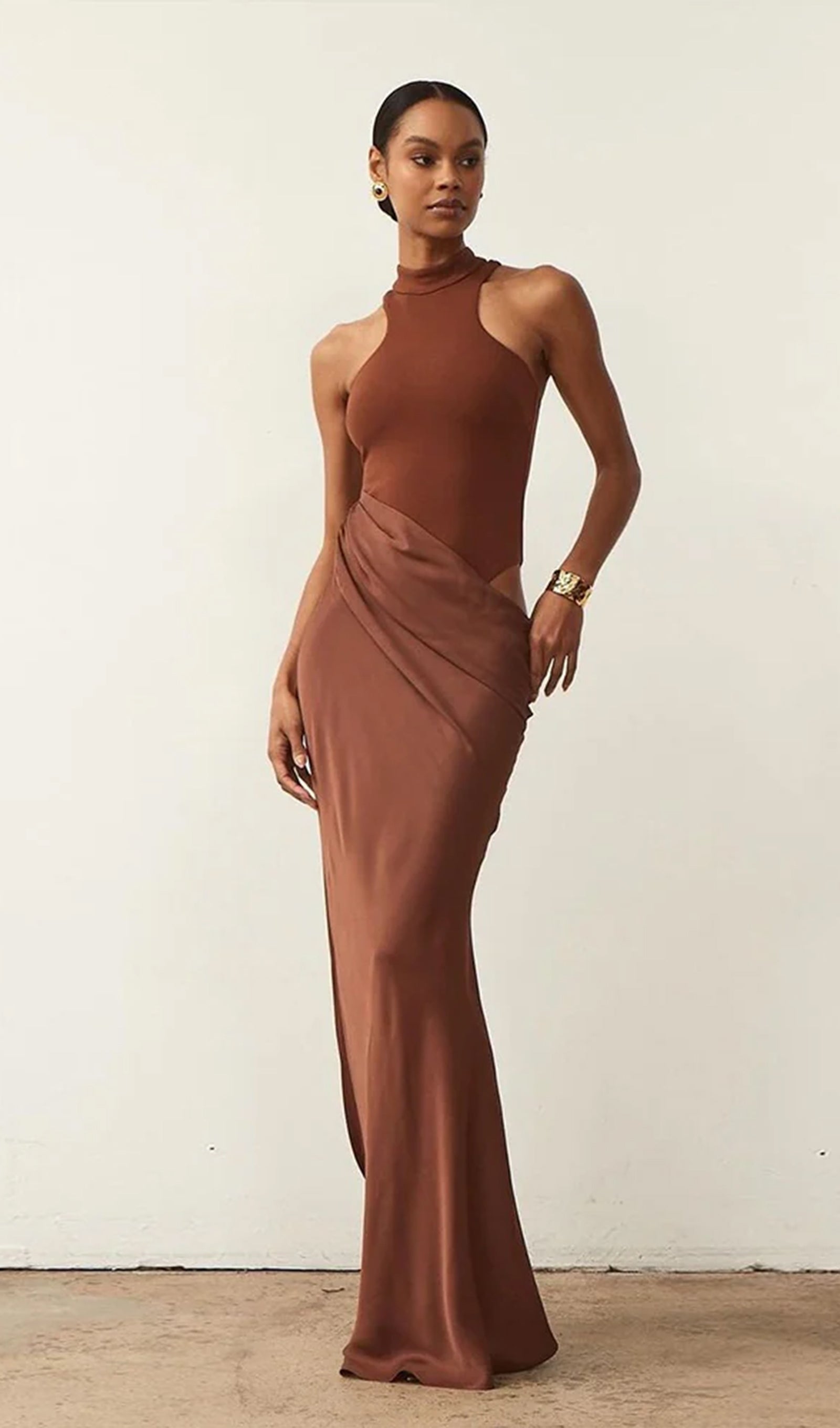 chinese dress ladies Natalie Lace Hollow Out Maxi Dress – Dream Closet Couture