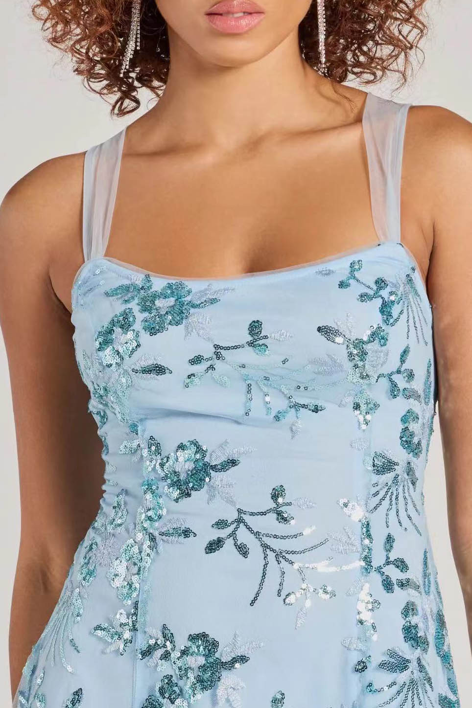 Glam Night Payetli Mini Elbise