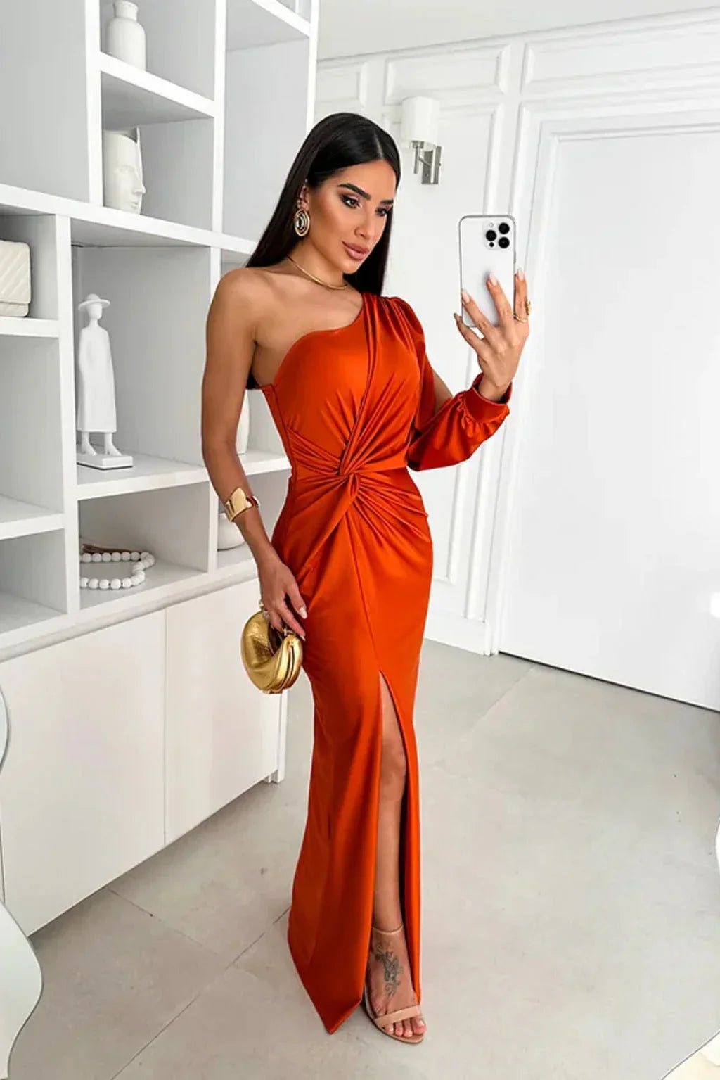 Yolina Şık Uzun Elbise