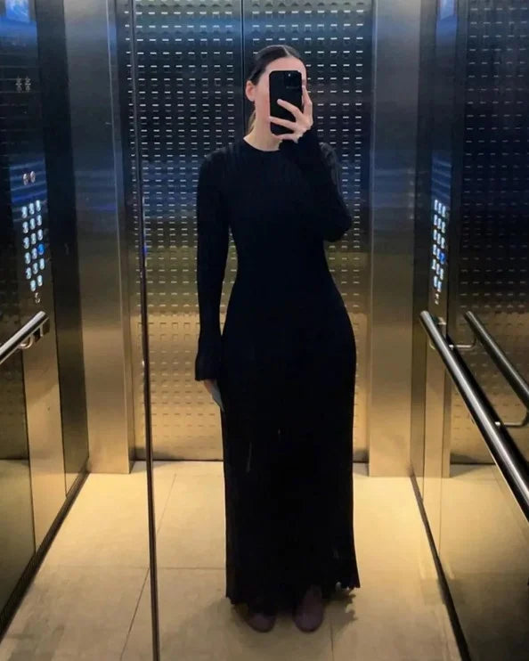 Sara Yeni Örme Maxi Elbise