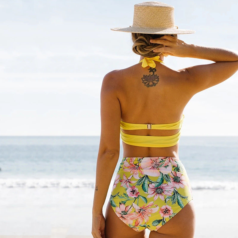 Just My Love Çiçekli Balenli Bikini
