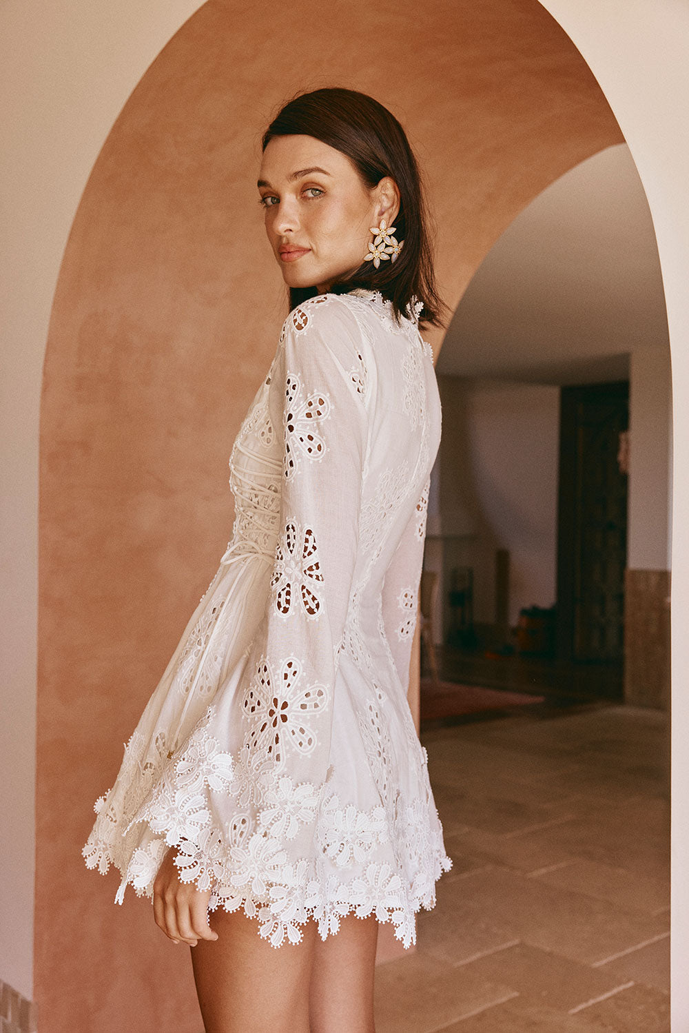 Simona Yazlık Mini Elbise