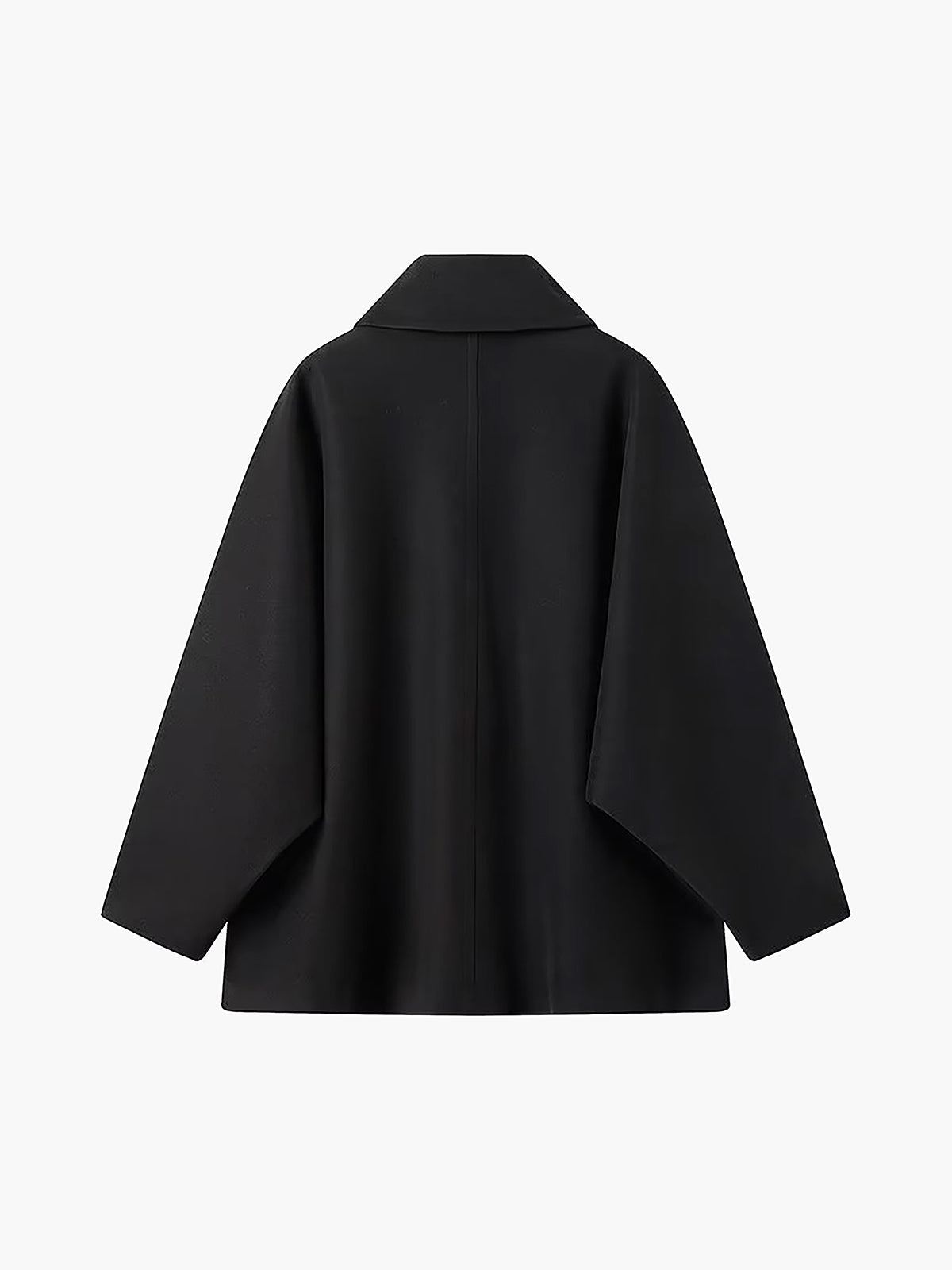 Oversize Düğmeli Kaban