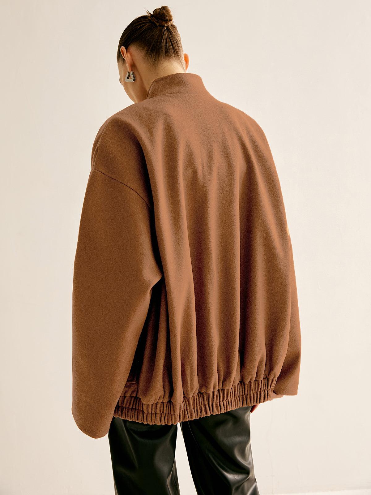 Sculpted Comfort Bomber Ceket
