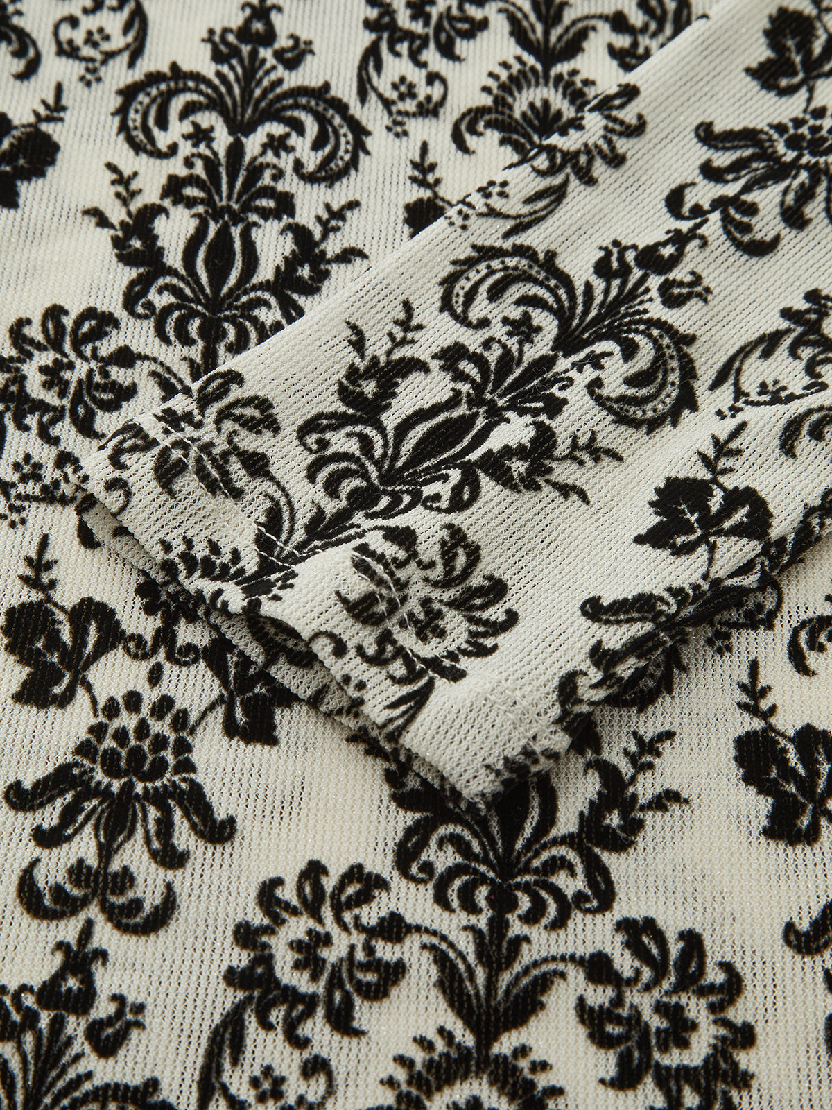 Baroque Desen Boğazlı Bluz