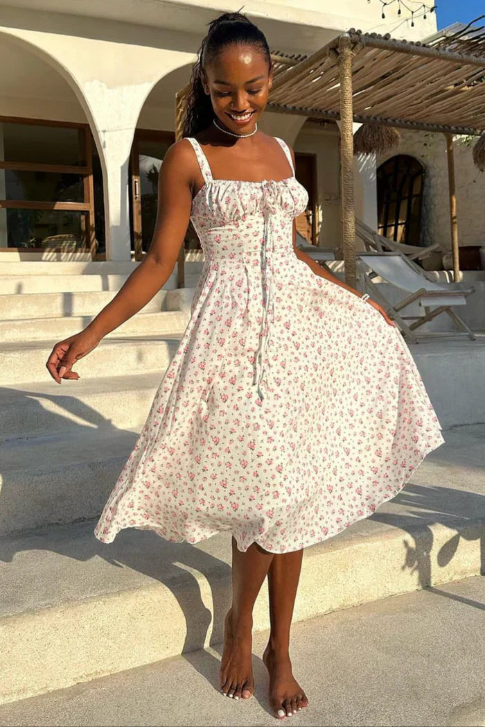 Meredith Korse Midi Elbise