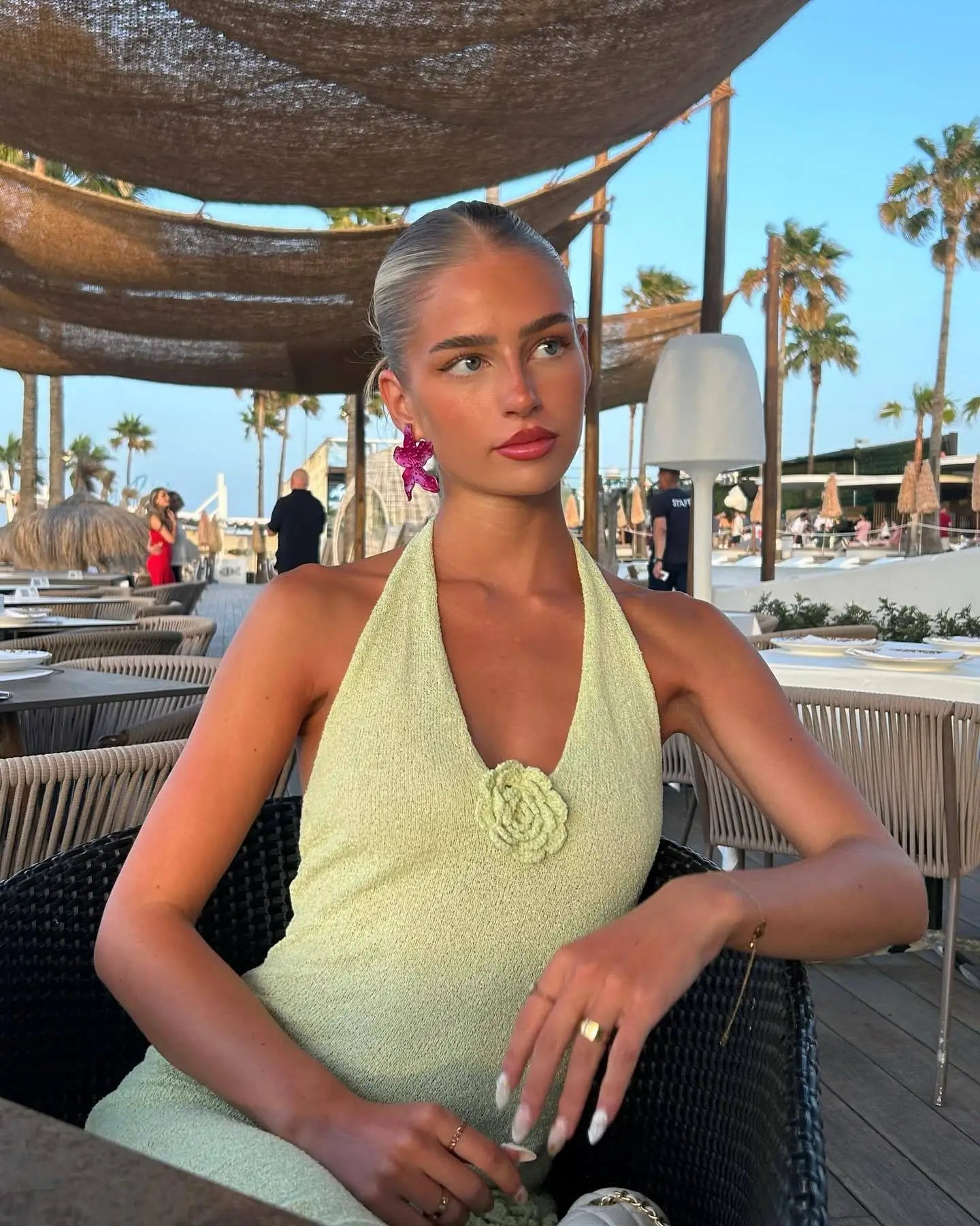 Claire Kolsuz Uzun Elbise
