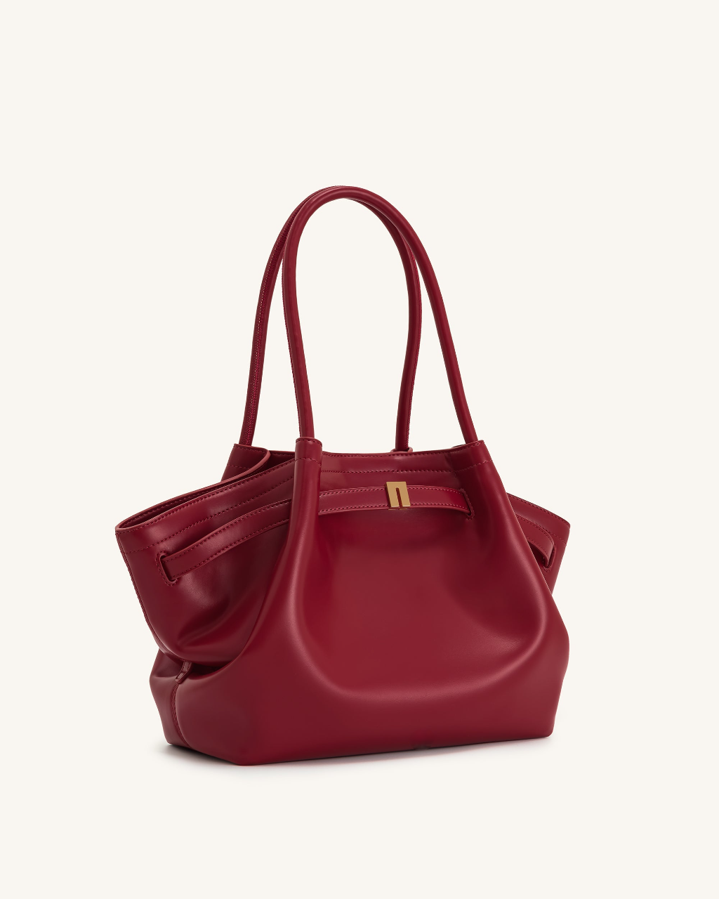 Hana Orta Boy Tote Çanta Bordo