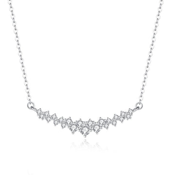S925 ayar gümüş moissanite kolye