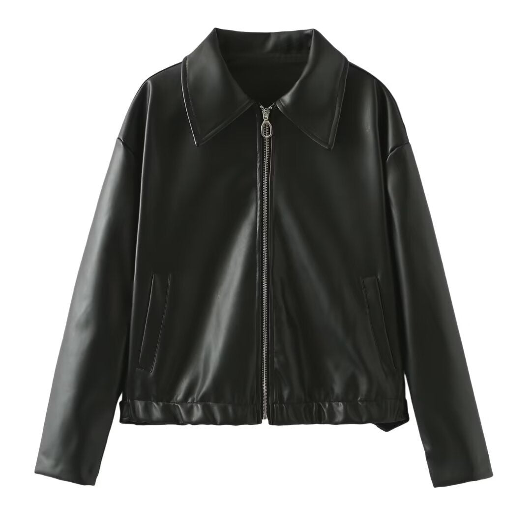 Arlena Oversize Deri Ceket