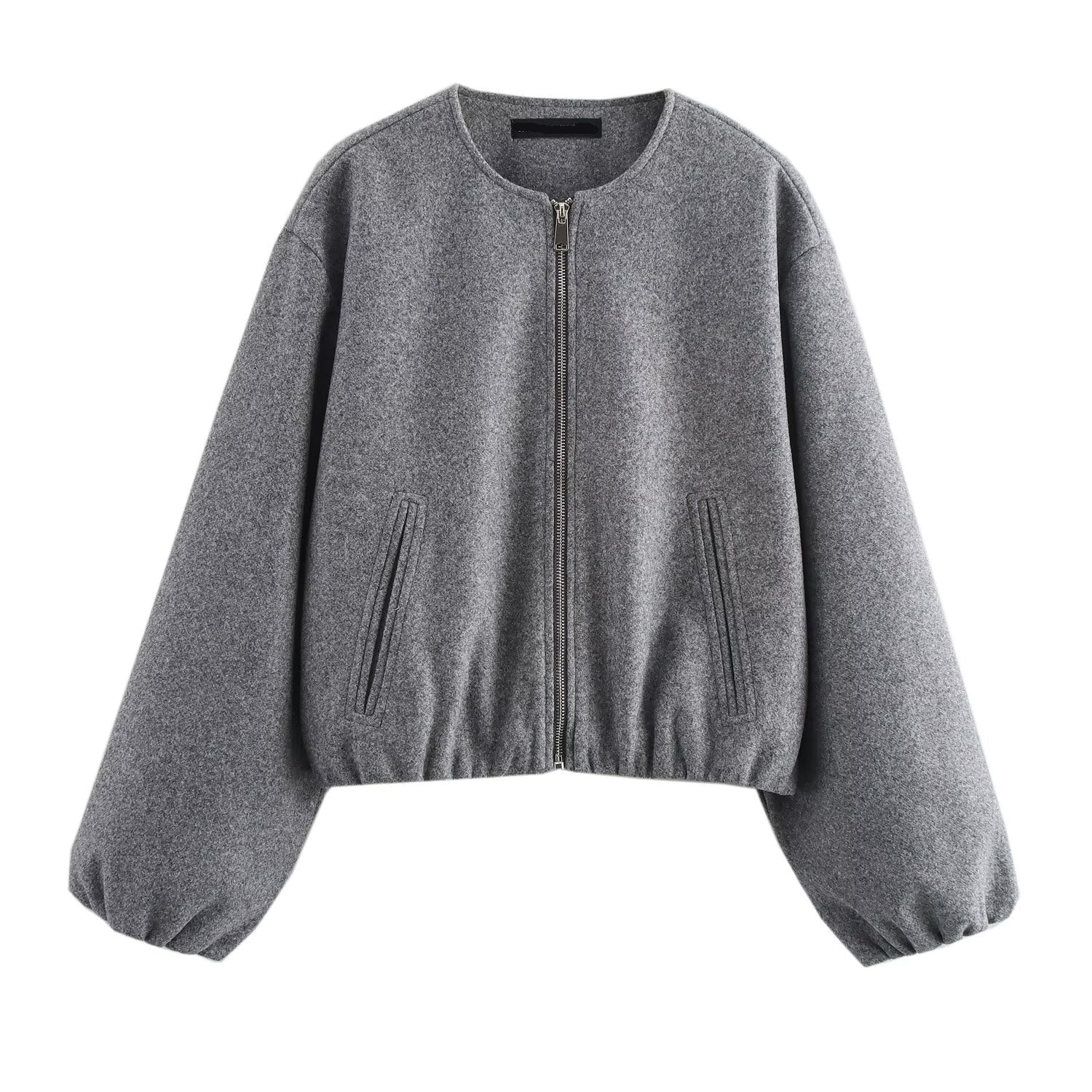 Thyra Yuvarlak Yaka Oversize Ceket