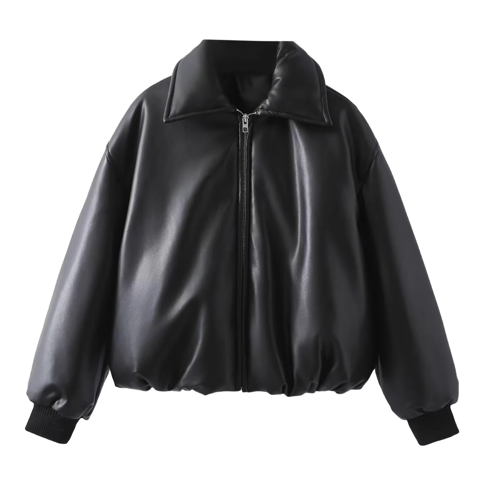 Sabina Modern Bomber Deri Ceket
