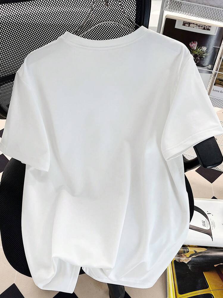 Kiraz Baskılı Oversize Bluz