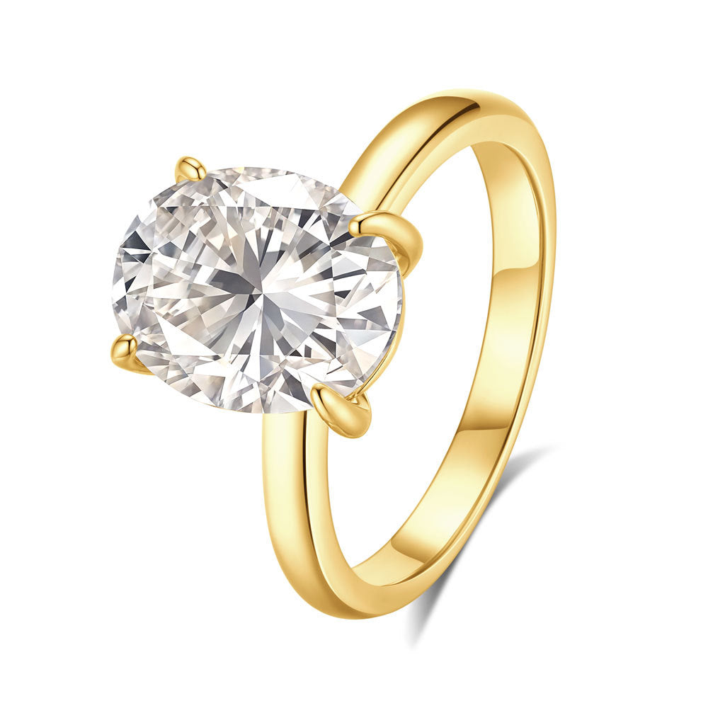 S925 ayar gümüş 5 karat moissanite  yüzük