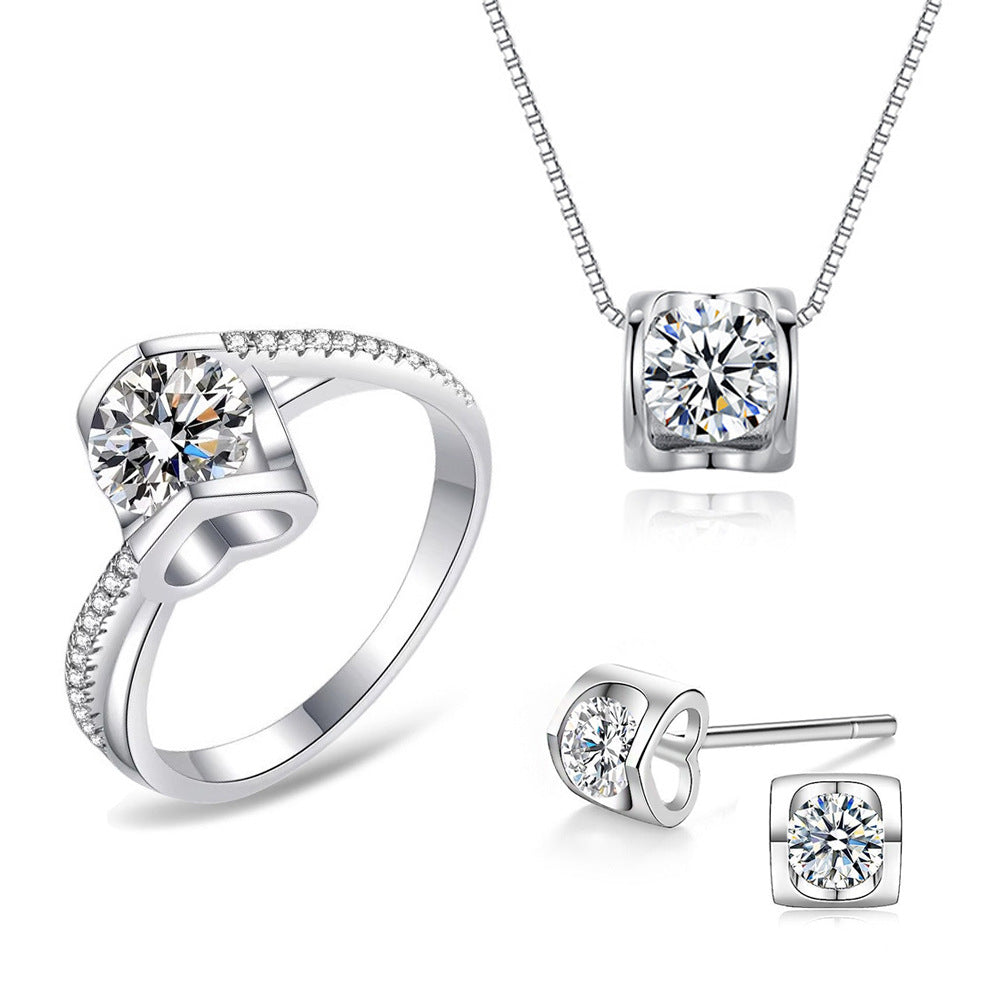 925 Ayar Gümüş Angel Kiss – Moissanite Kolye