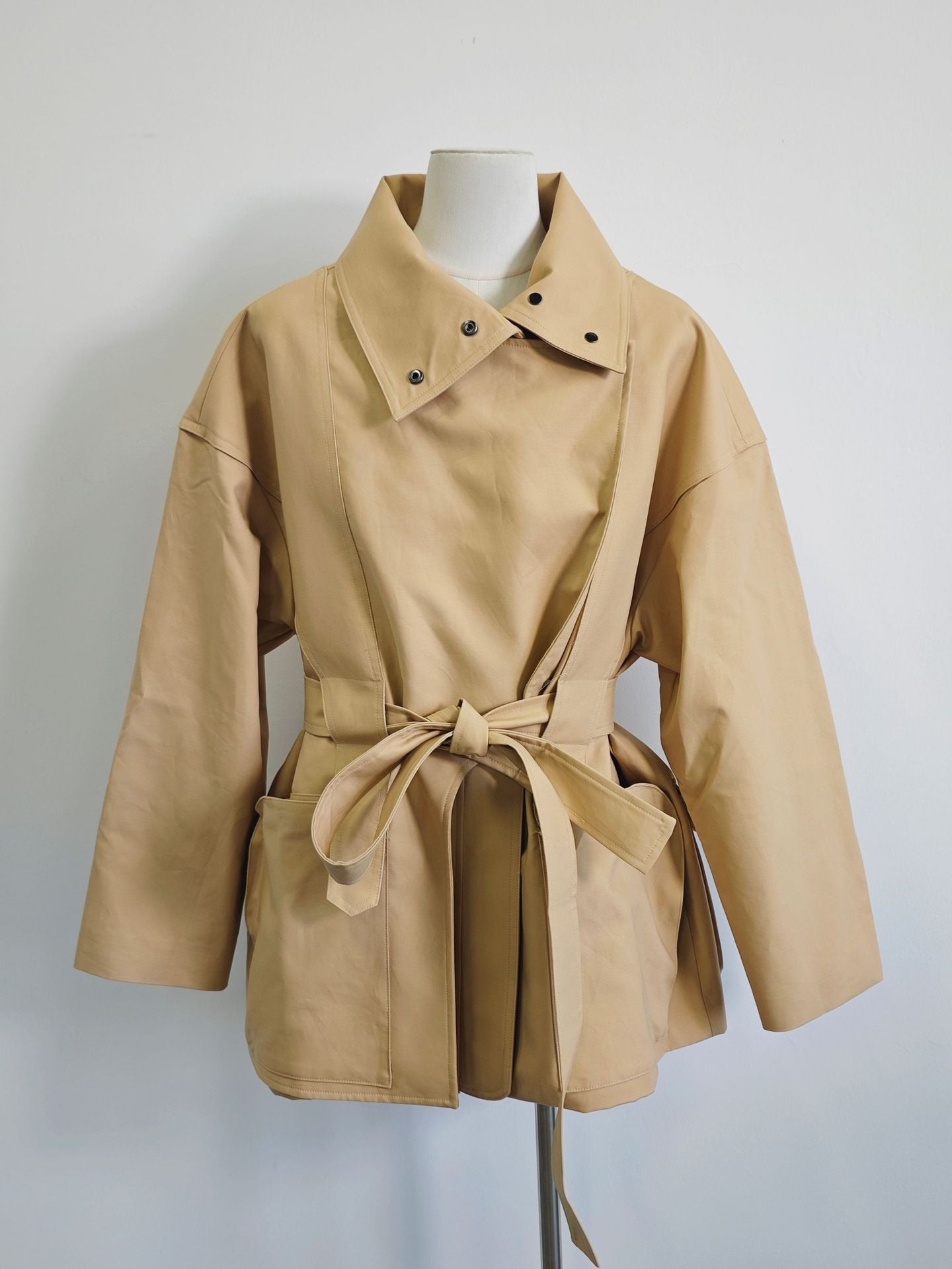 Oversize Kemerli Trençkot