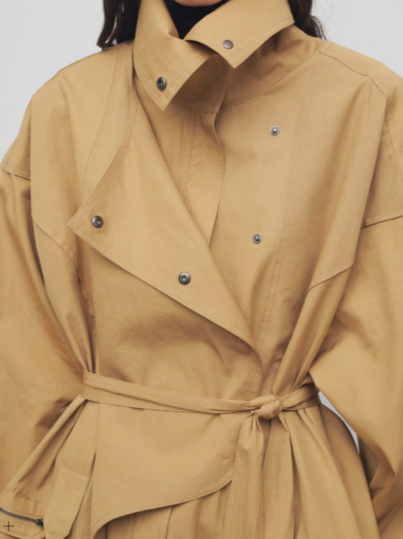 Oversize Kemerli Trençkot
