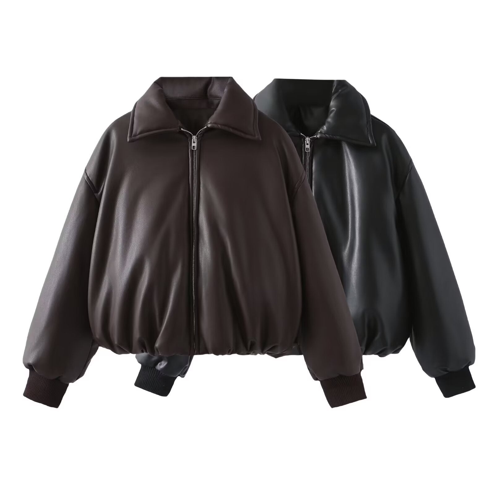 Sabina Modern Bomber Deri Ceket