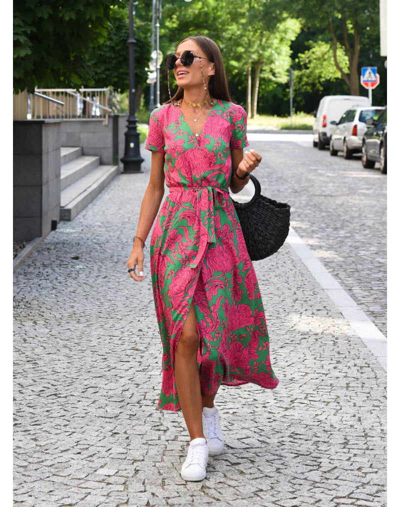 Linda Rahat Midi Elbise
