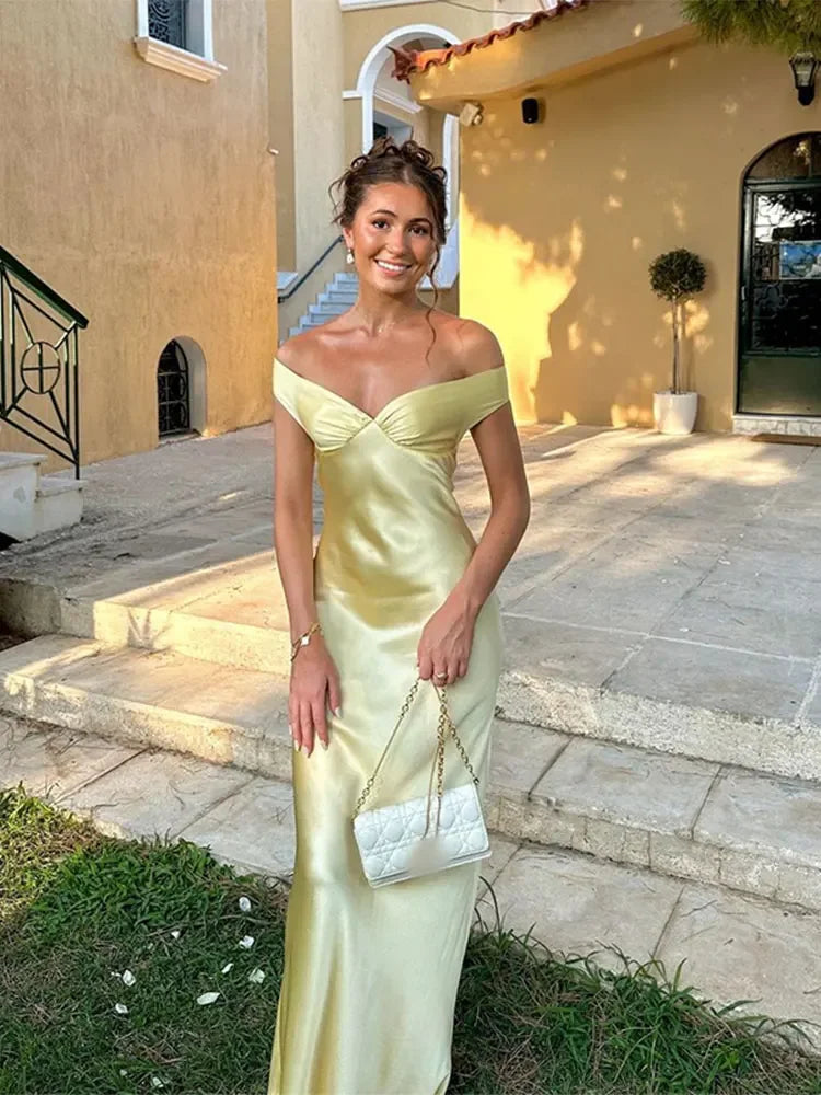 Elina Zarif Saten Elbise