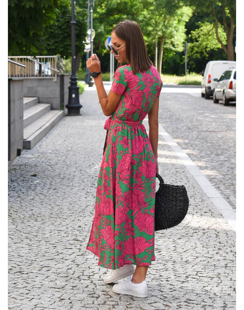 Linda Rahat Midi Elbise