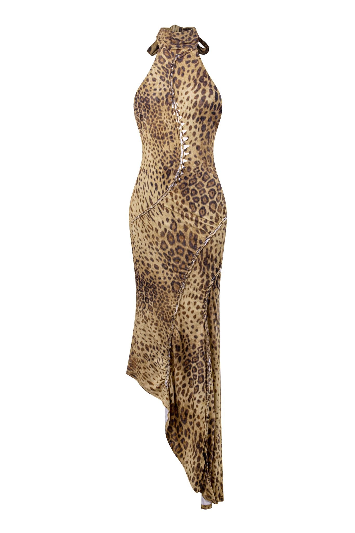 Alacakaranlık Leopar Desenli Elbise