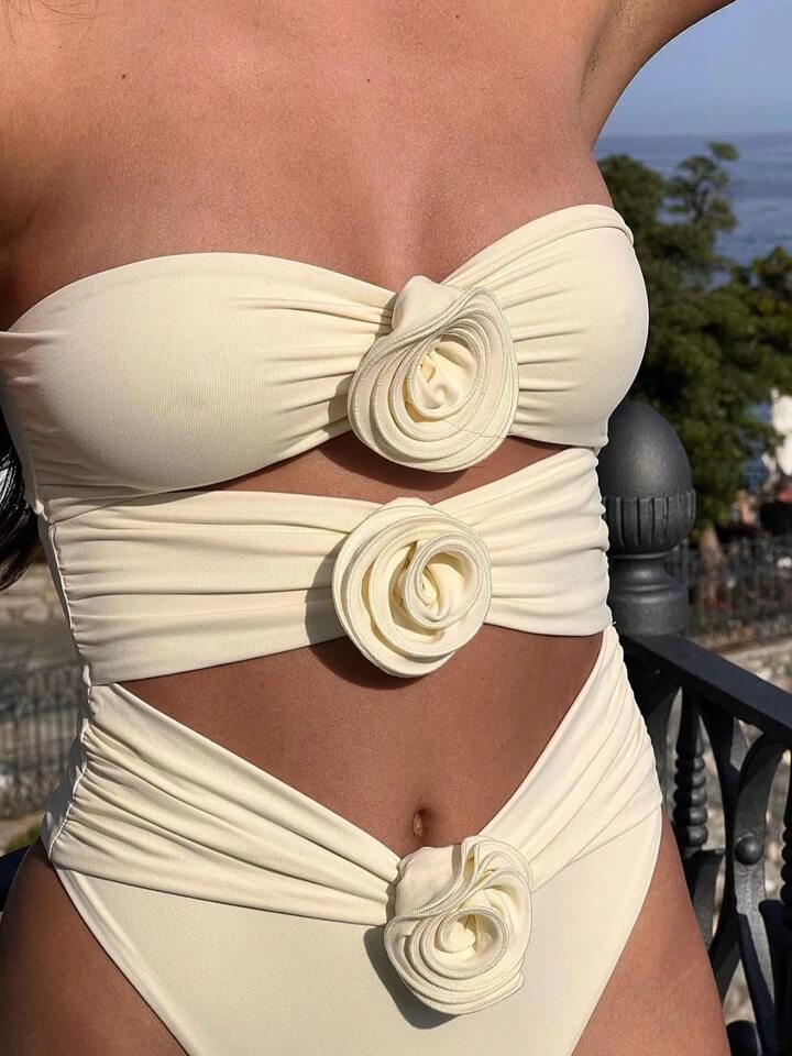 Polly Çiçek Detaylı Mayo