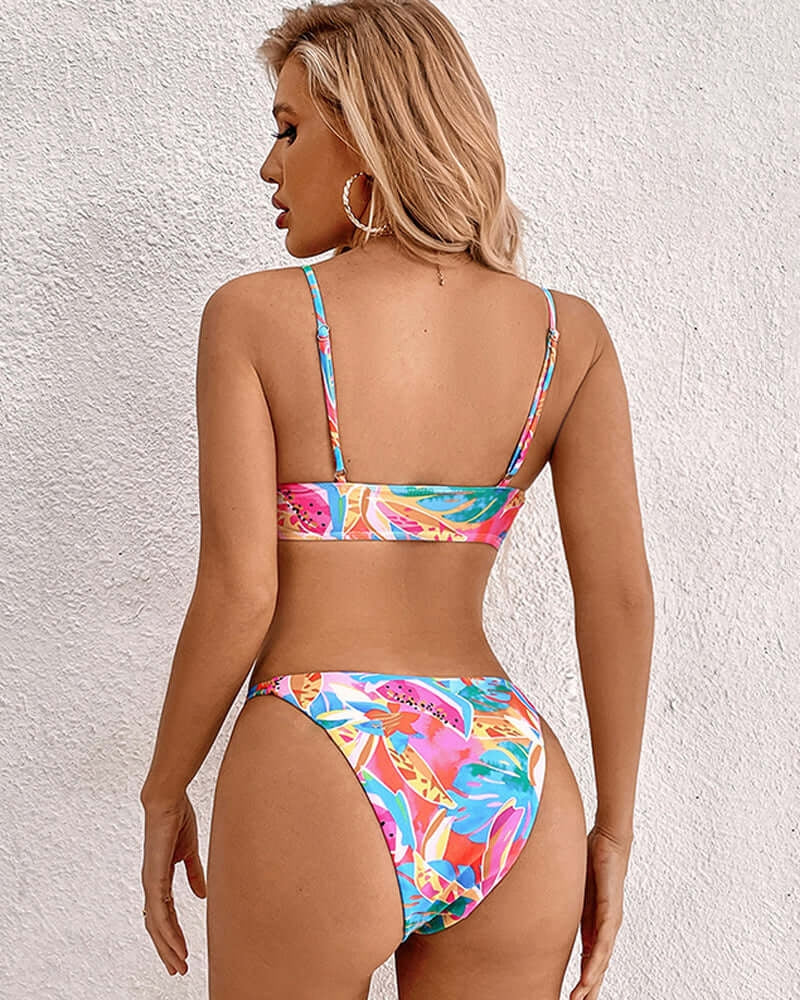 Hilde Tropikal Çiçek Desenli Bikini