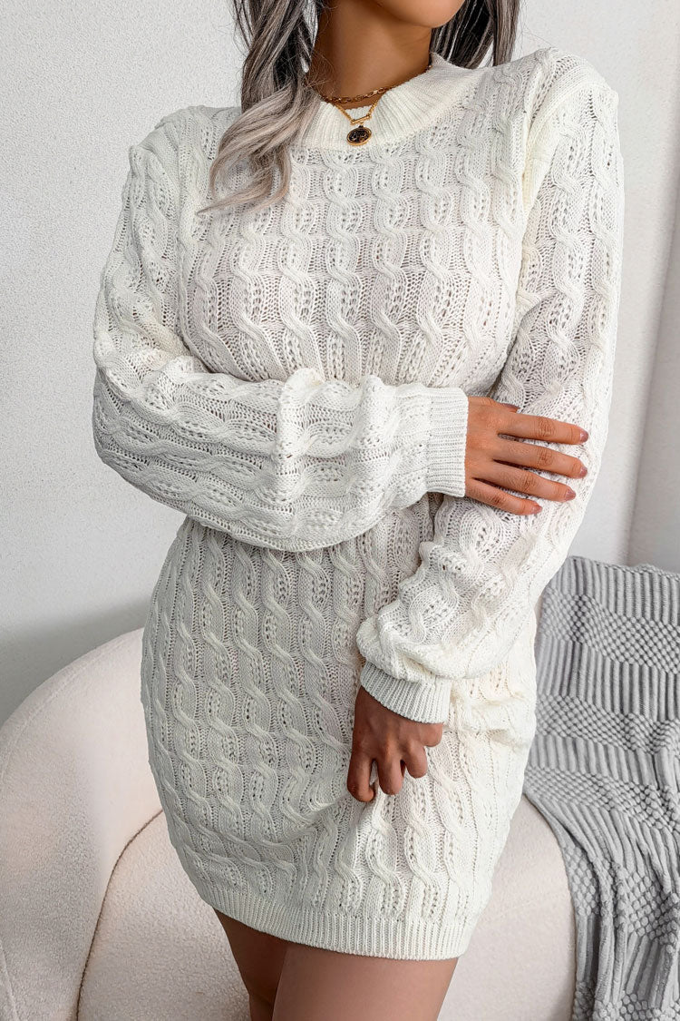Winter Knitted Mini Dress