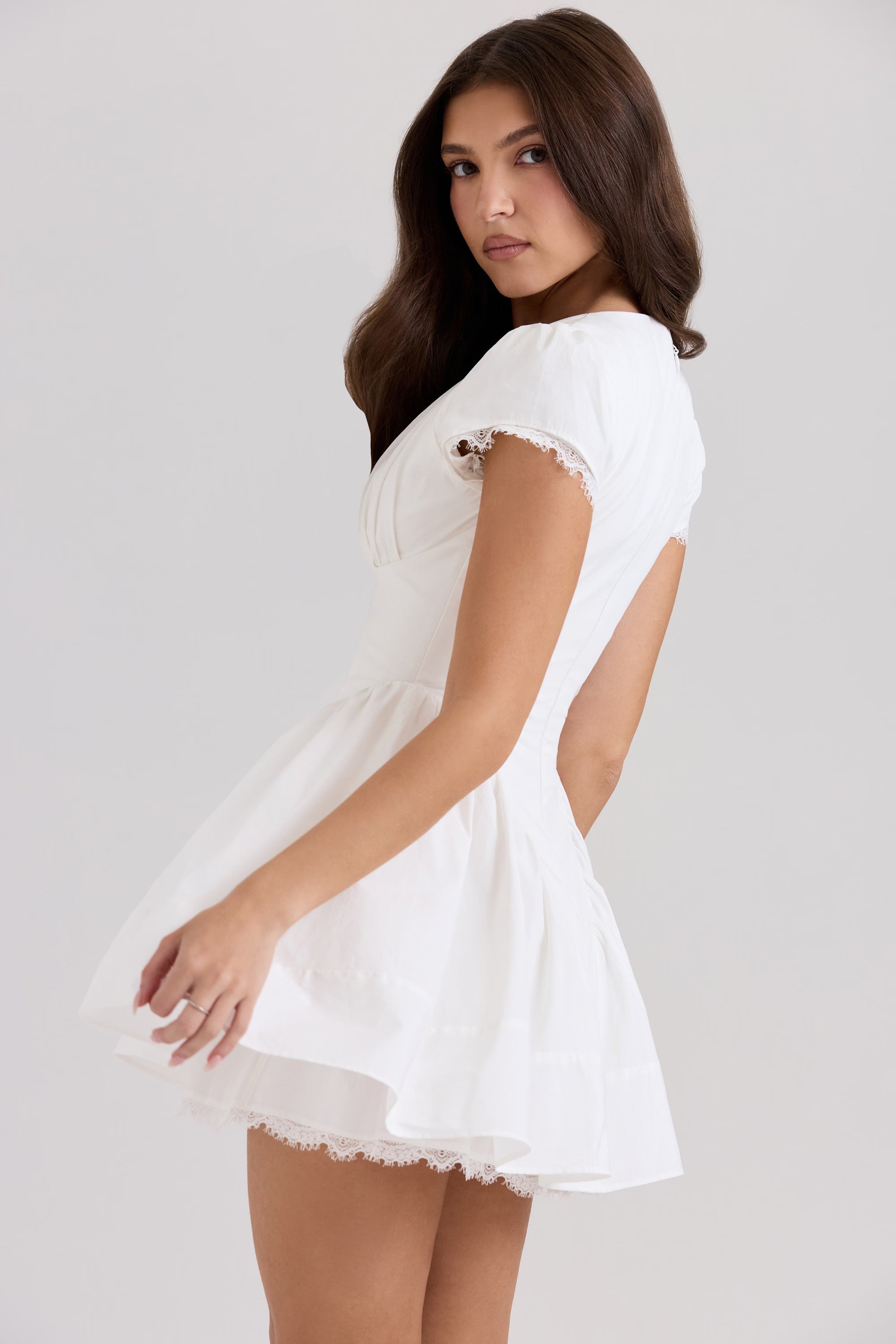 Emiliana Gingham Pamuklu Mini Elbise