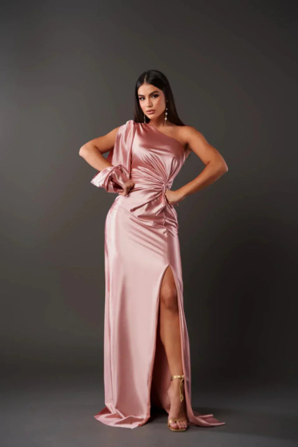 Yolina Şık Uzun Elbise