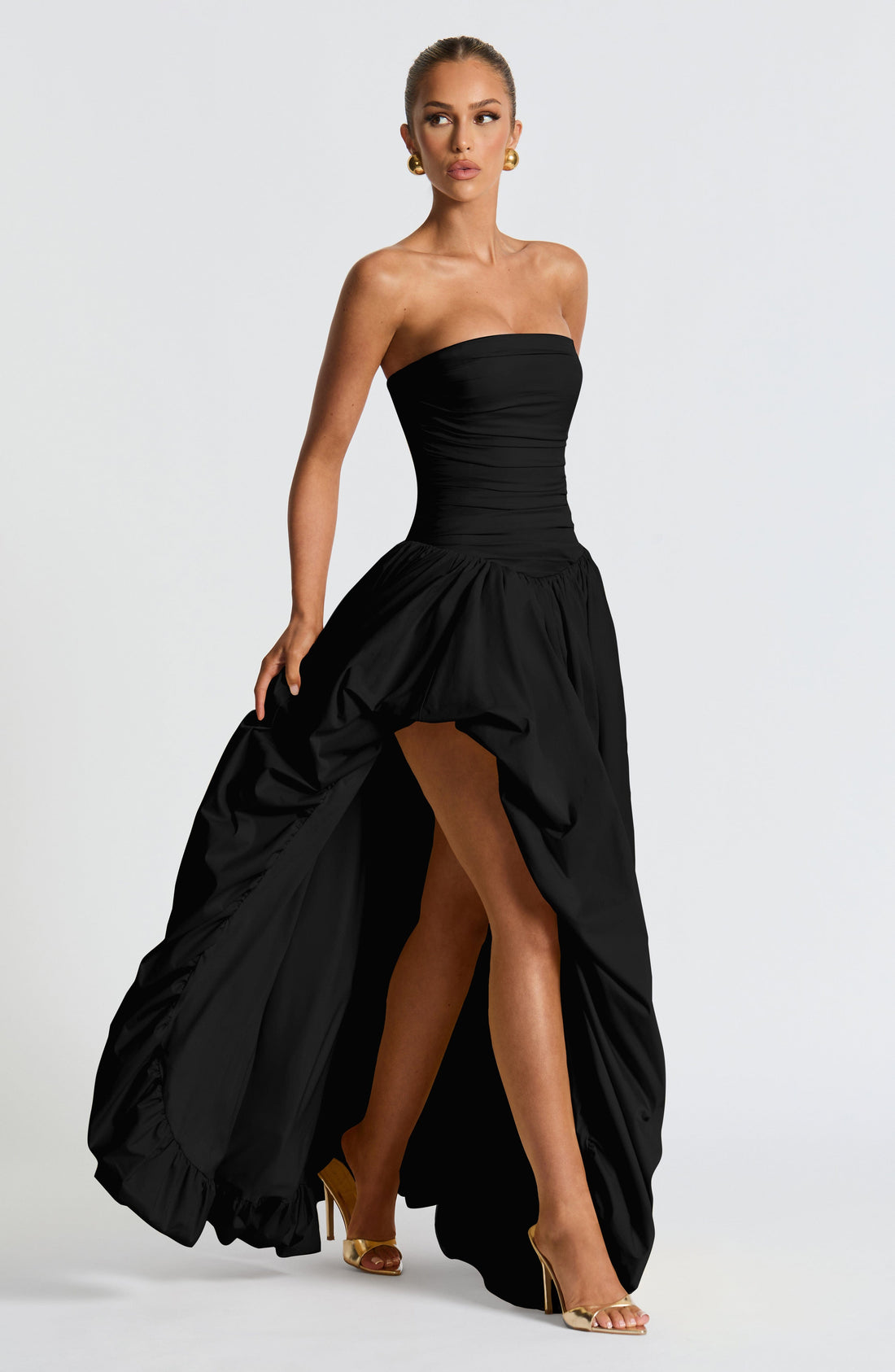 Jillian Maxi Elbise - Siyah