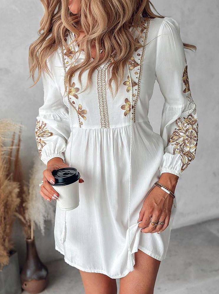 Velissa Kadın Boho Midi Elbise