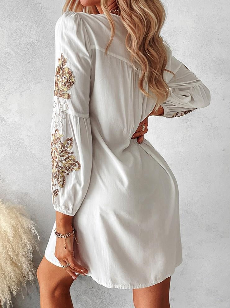 Velissa Kadın Boho Midi Elbise
