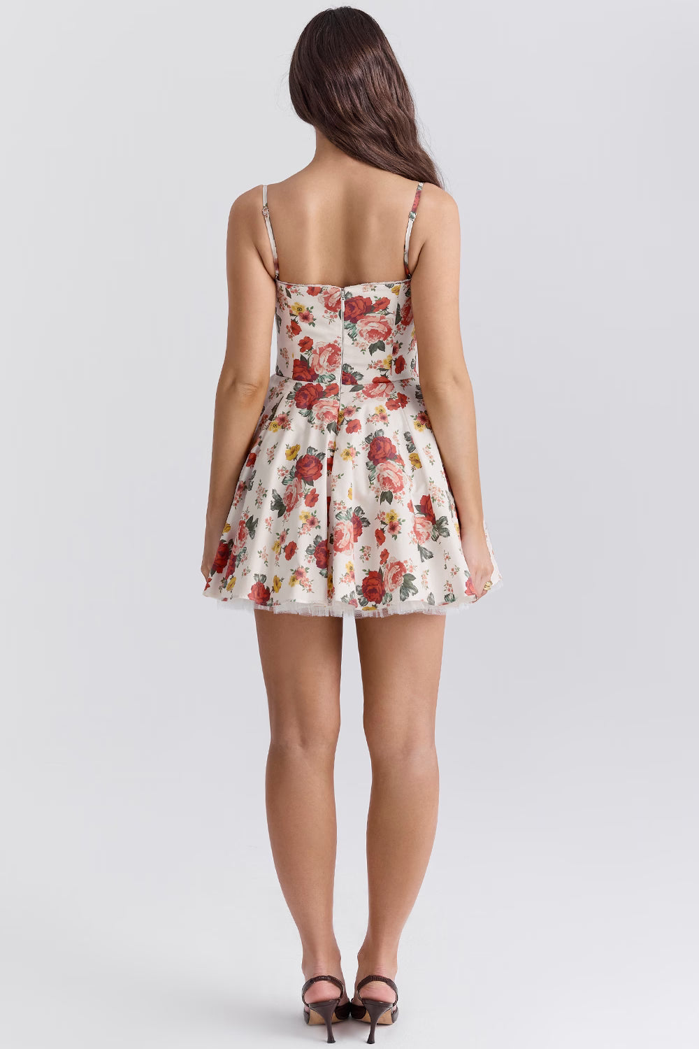 Minimoiselle Vintage Krem Tül Mini Elbise