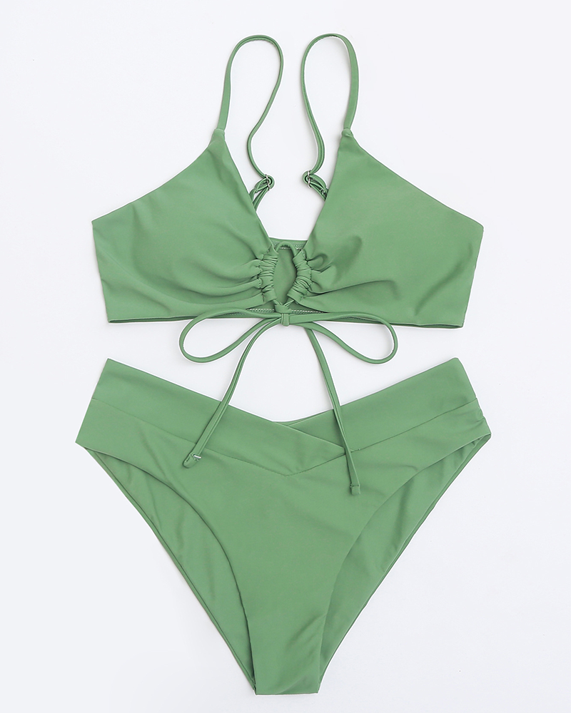 Kadın Cheeky V Kesim Bikini Takımı